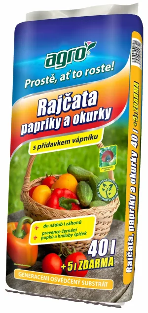 Substrát na paradajky, papriky a uhorky