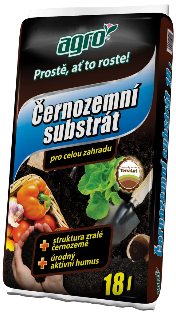 Černozemný substrát na celú záhradu